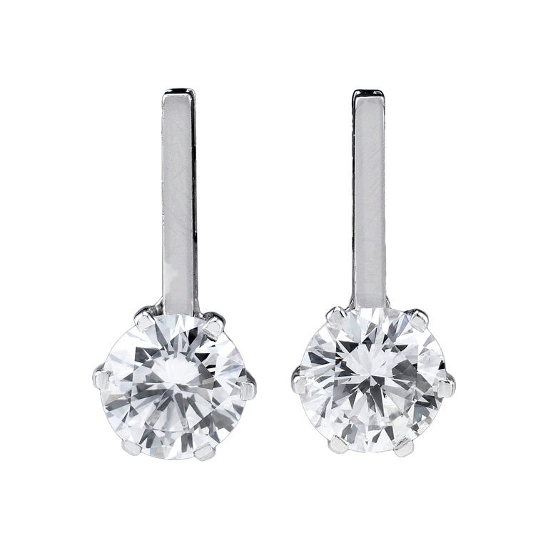 Twin Tuesday - 4 Carat Diamond Earrings