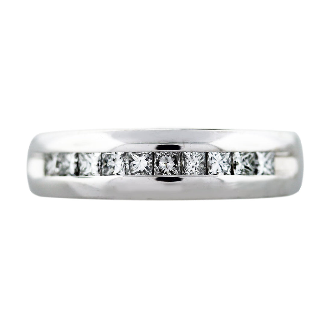 mens square wedding band boca raton
