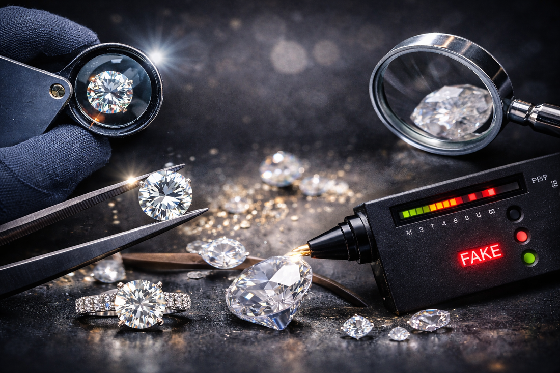 How to Determine Whether Your Diamond Jewelry Is Real or Fake