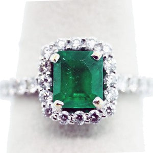 emerald diamond ring