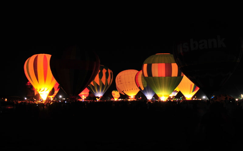 hot air balloon wedding