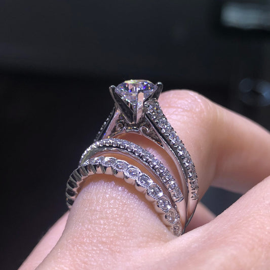 how to wear stacked rings