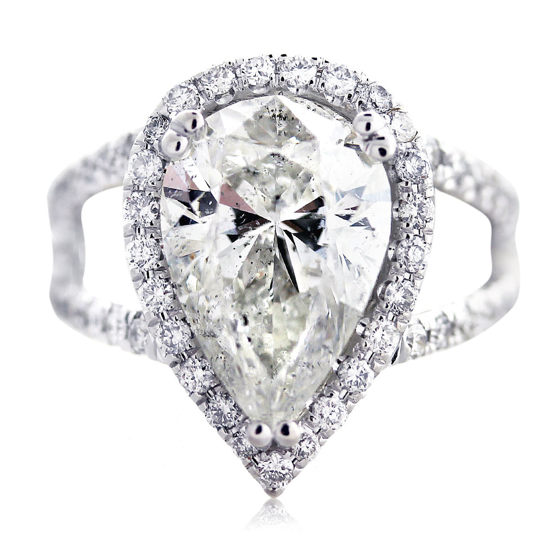 Engagement Ring Eye Candy: Pave Split Shank Engagement Rings