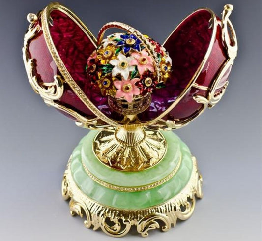 Spring Flowers Faberge Egg Surprise