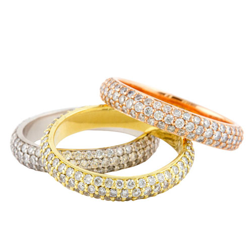 Twin Tuesday: Tri Color Rings