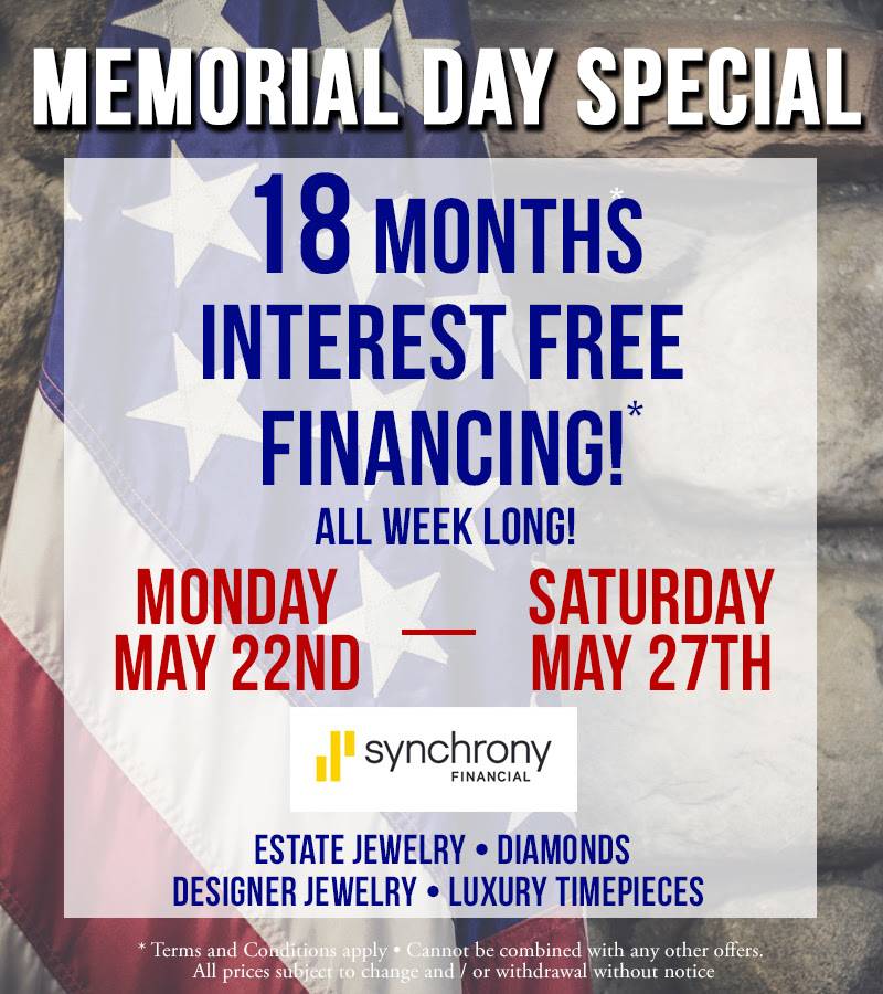 Memorial Day Weekend Sale