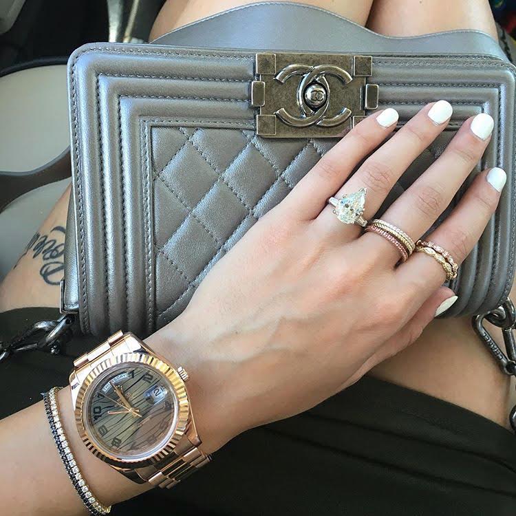 chanel bag with rolex boca raton
