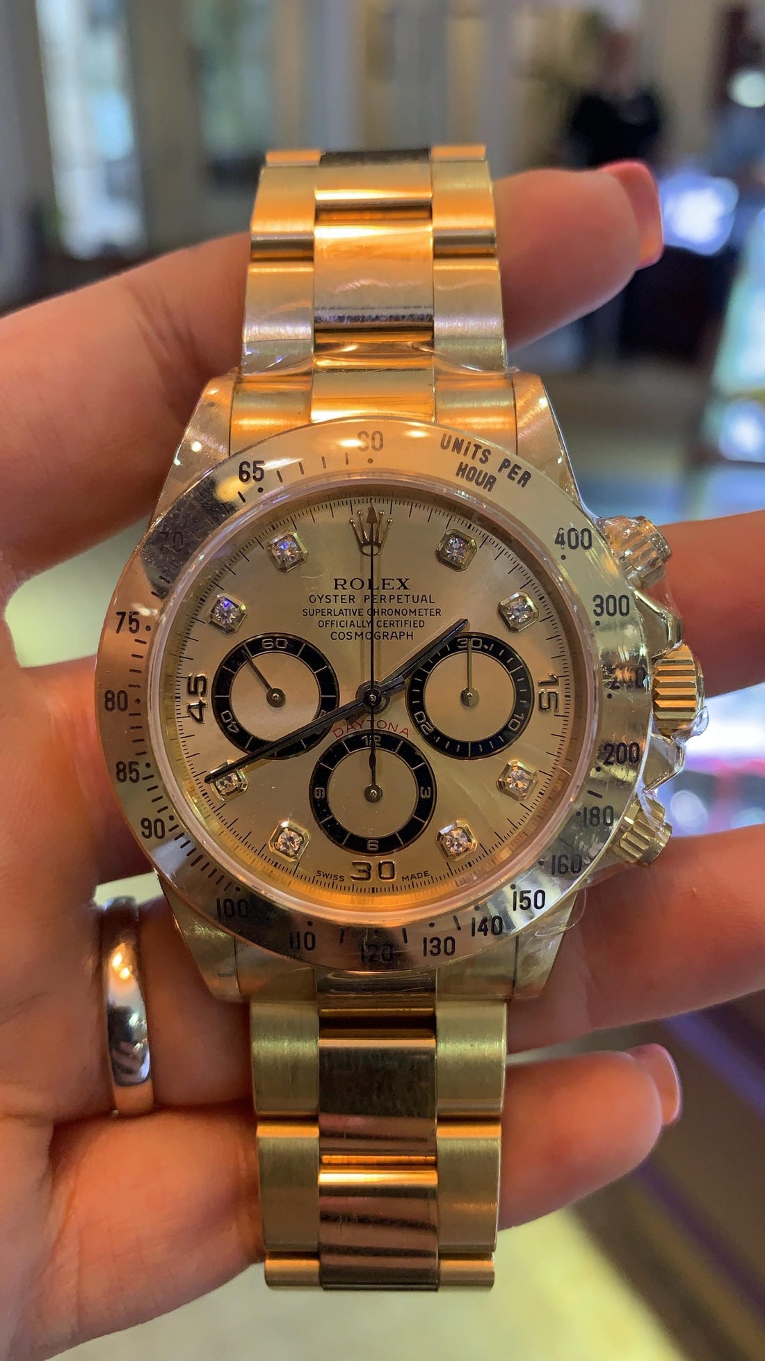 Rolex Daytona yellow gold