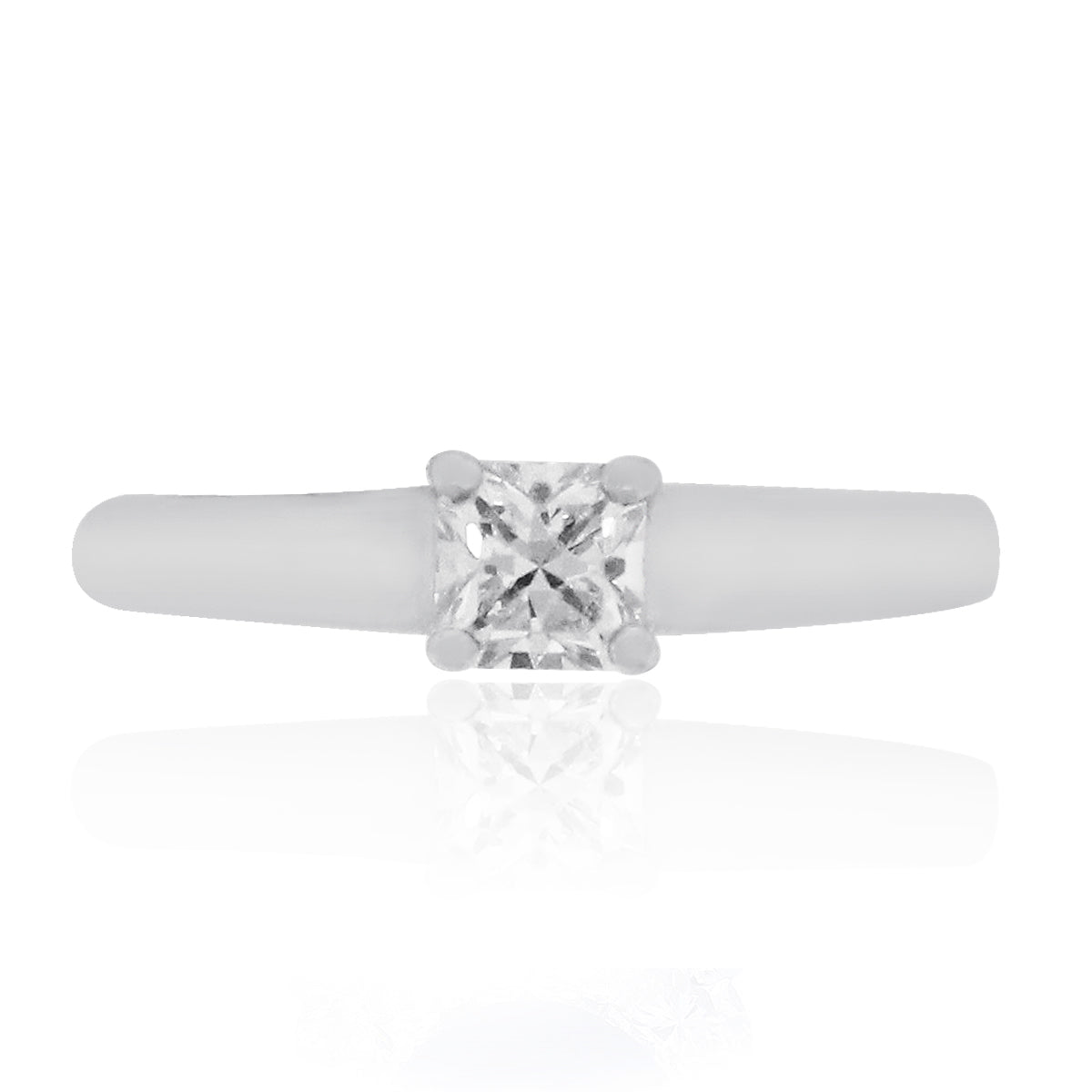 Tiffany & Co. Lucida Platinum 0.37ct Diamond Engagement Ring