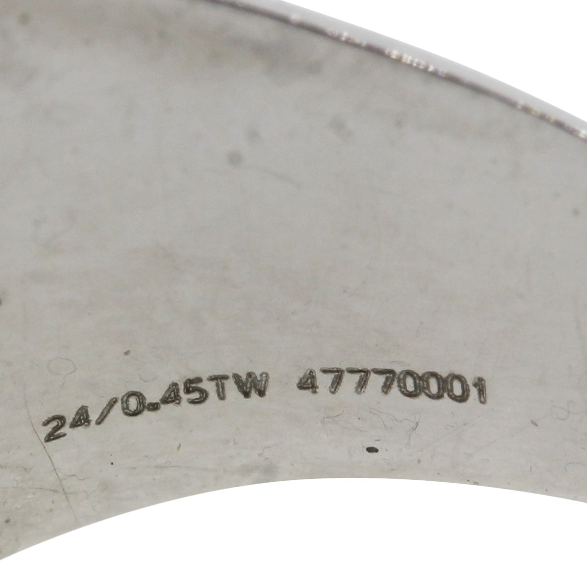 14k White Gold 0.45ctw Diamond Gents Ring