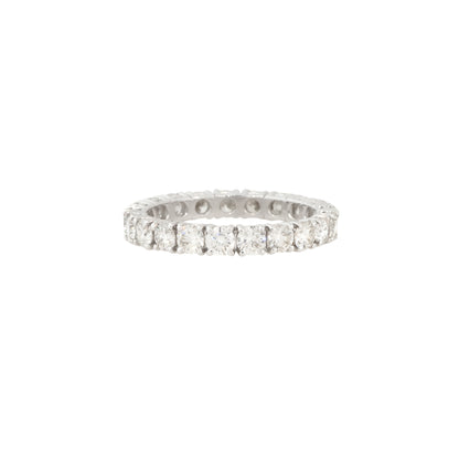 18k White Gold 2.09ctw Round Brilliant Cut Diamond Eternity Band