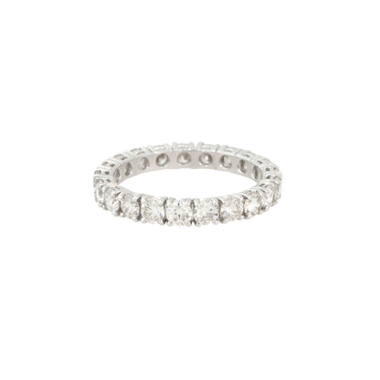 18k White Gold 2.09ctw Round Brilliant Cut Diamond Eternity Band