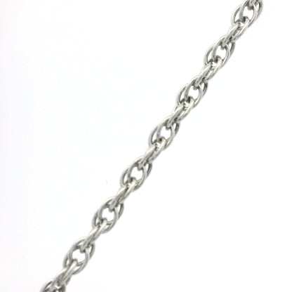 14K White Gold Natural Round Diamond Oval Shape Locket Necklace