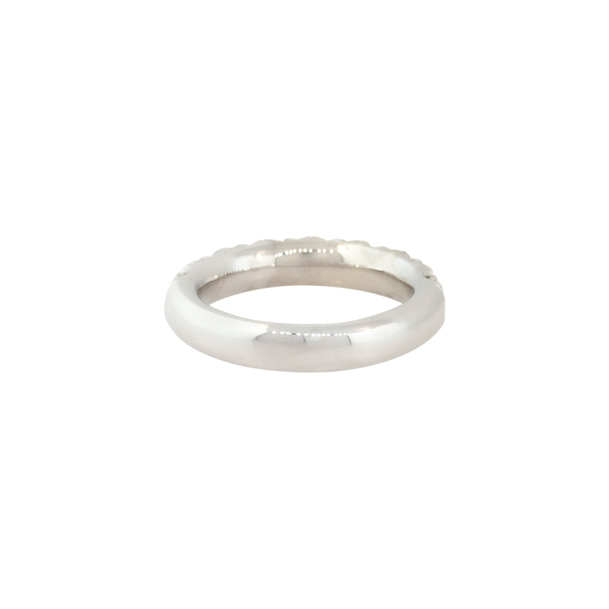 14k White Gold 2.01ctw Round Brilliant 8 Diamond Wedding Band