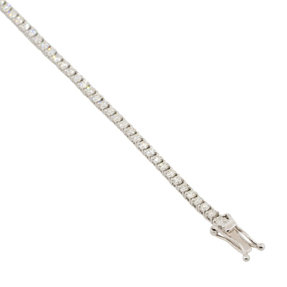 18k White Gold 2.15ctw Round Diamond Tennis Bracelet