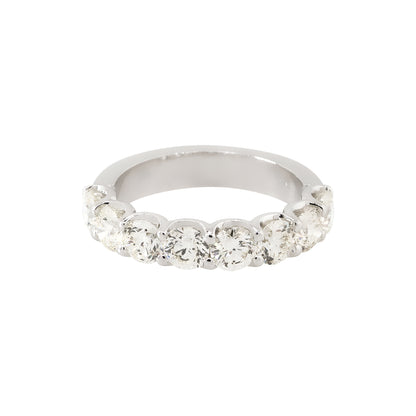 18k White Gold 2.43ctw Diamond Halfway Eternity Ring