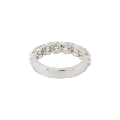 18k White Gold 2.43ctw Diamond Halfway Eternity Ring