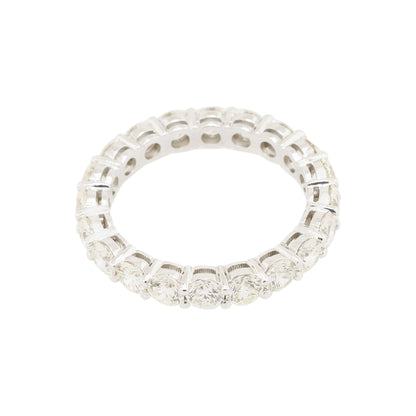 14k White Gold 2.48ctw Round Brilliant Eternity Band