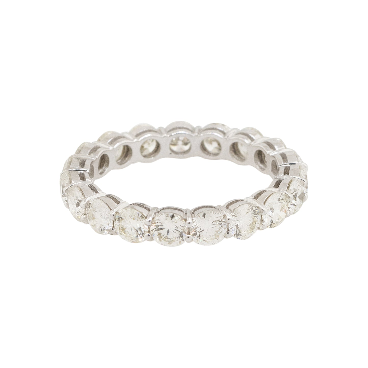 18k White Gold 2.60ctw Round Brilliant Eternity Band