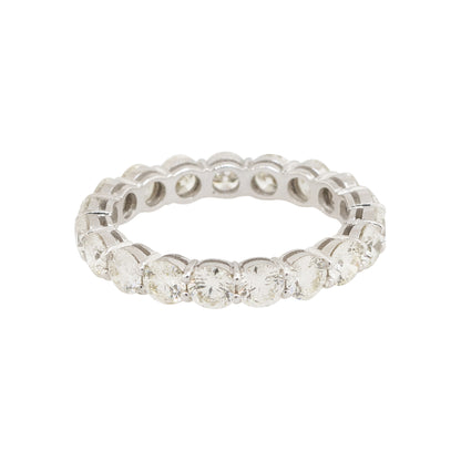 18k White Gold 2.60ctw Round Brilliant Eternity Band