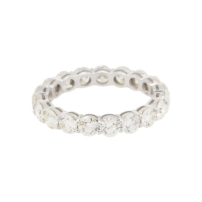 18k White Gold 2.60ctw Round Brilliant Eternity Band