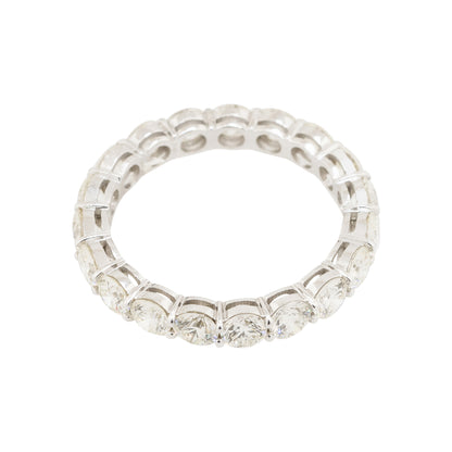 18k White Gold 2.60ctw Round Brilliant Eternity Band