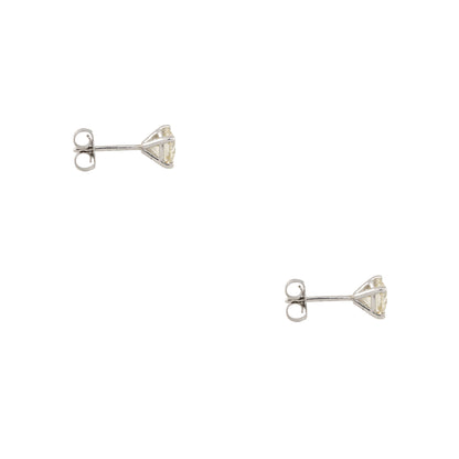 14k White Gold 1.20ctw Diamond Stud Earrings