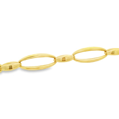 Chimento 18k Two Tone 36" Long Large Circle Link Necklace