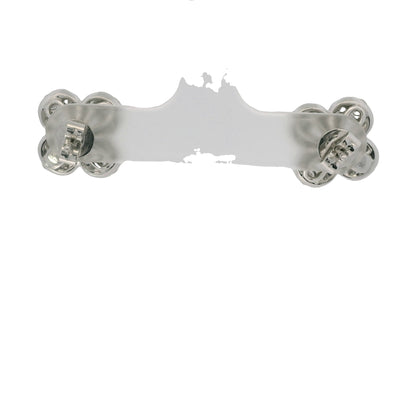 18k White Gold Natural Diamond Pave Clover Style Stud Earrings