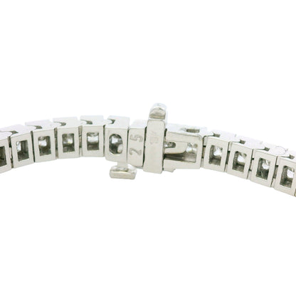 18K Two-Tone Gold Natural White & Yellow Princess-Cut Diamond Section Bracelet