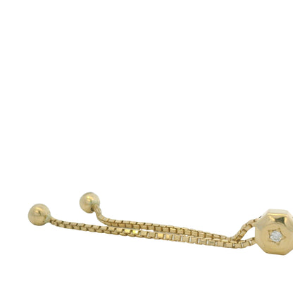 14kt Yellow Gold Natural Diamond Toggle Tennis Bracelet 2.96Ctw&nbsp;