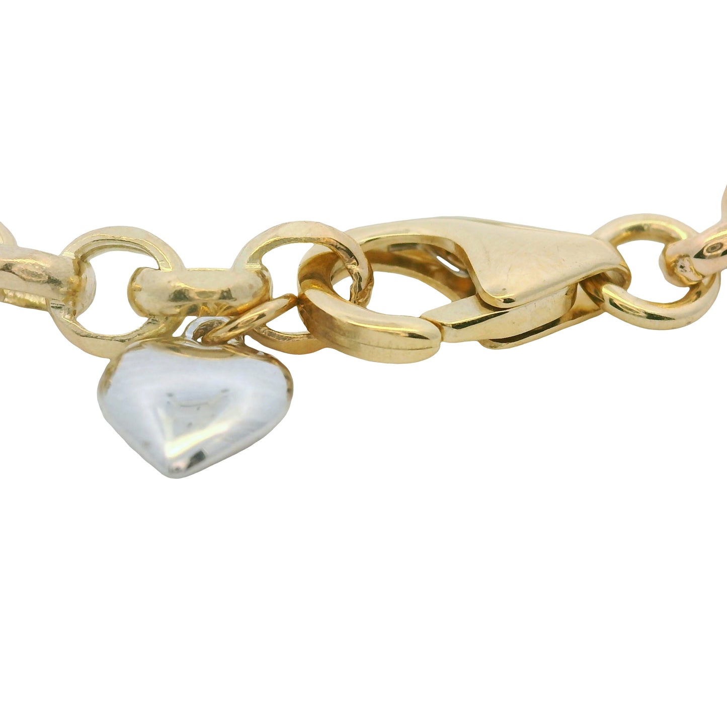 14K White & Yellow Gold Diamond Bar Adjustable Loop Bracelet