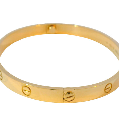 Cartier LOVE 18K Rose Gold Size 20 Classic Model Bangle Bracelet