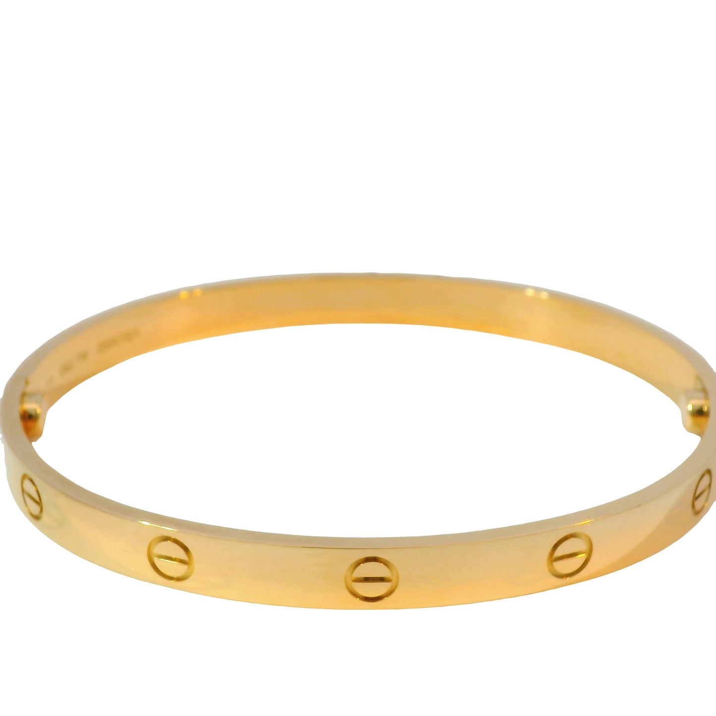 Cartier LOVE 18K Rose Gold Size 20 Classic Model Bangle Bracelet