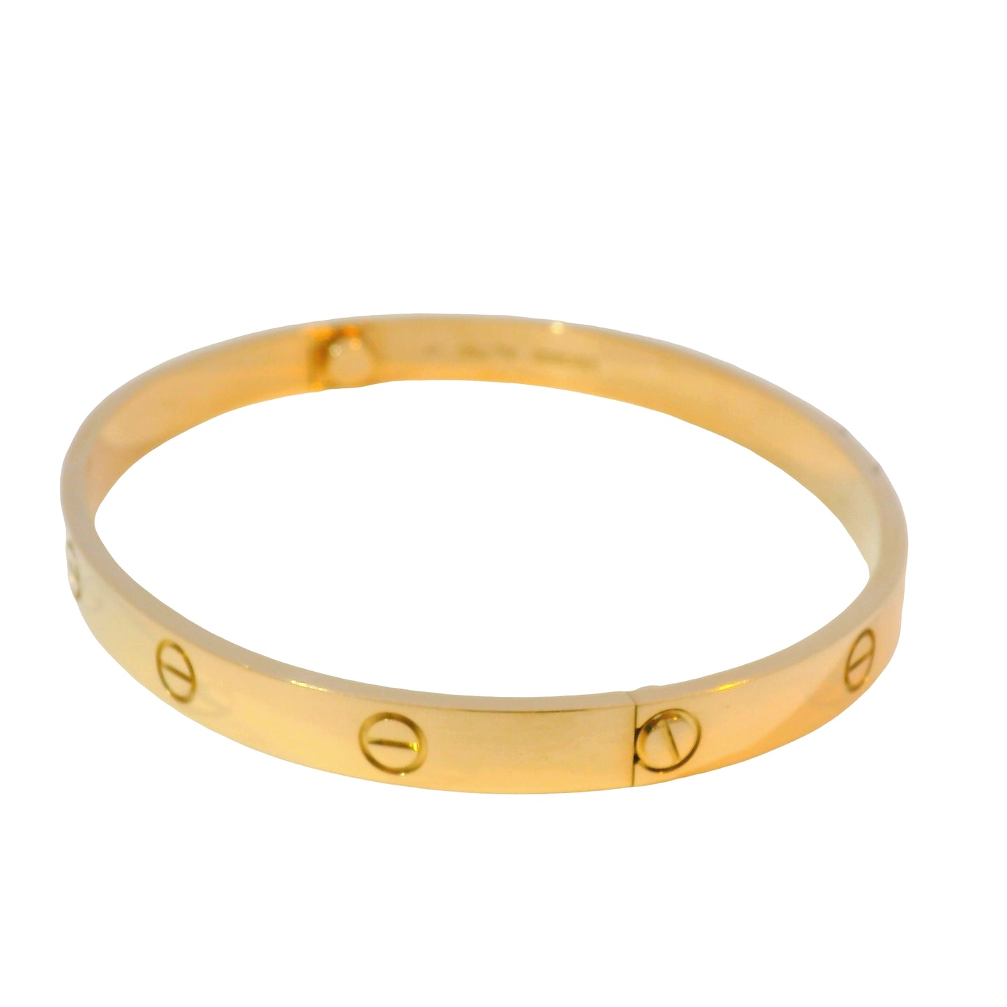 Cartier LOVE 18K Rose Gold Size 20 Classic Model Bangle Bracelet