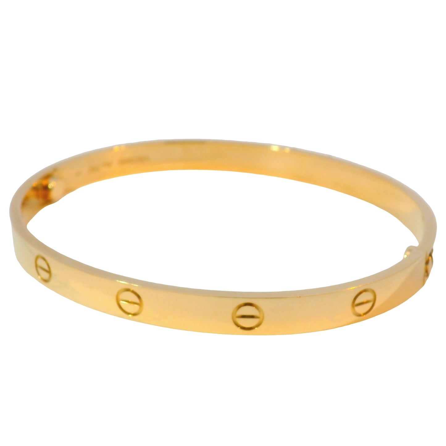 Cartier LOVE 18K Rose Gold Size 20 Classic Model Bangle Bracelet