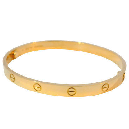 Cartier LOVE 18K Rose Gold Size 20 Classic Model Bangle Bracelet