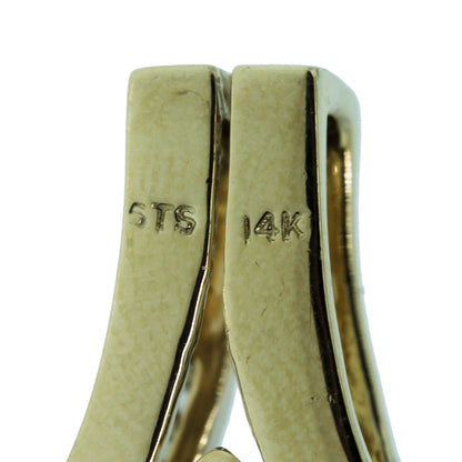 14k Yellow Gold 1.5ct Tanzanite & .35ctw Diamond Pendant