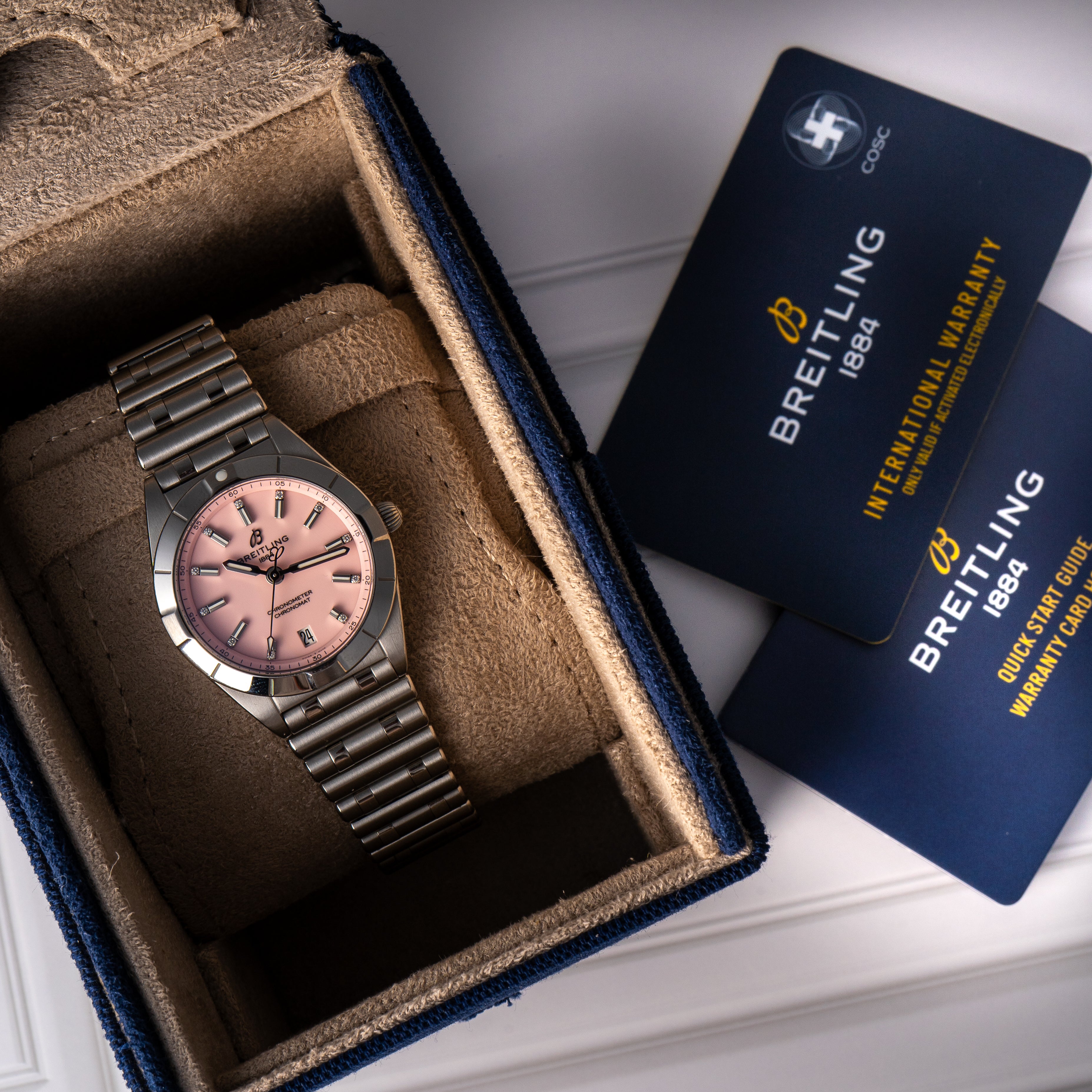 Breitling A77310 Chornomat Stainless Steel 32mm Women's Watch