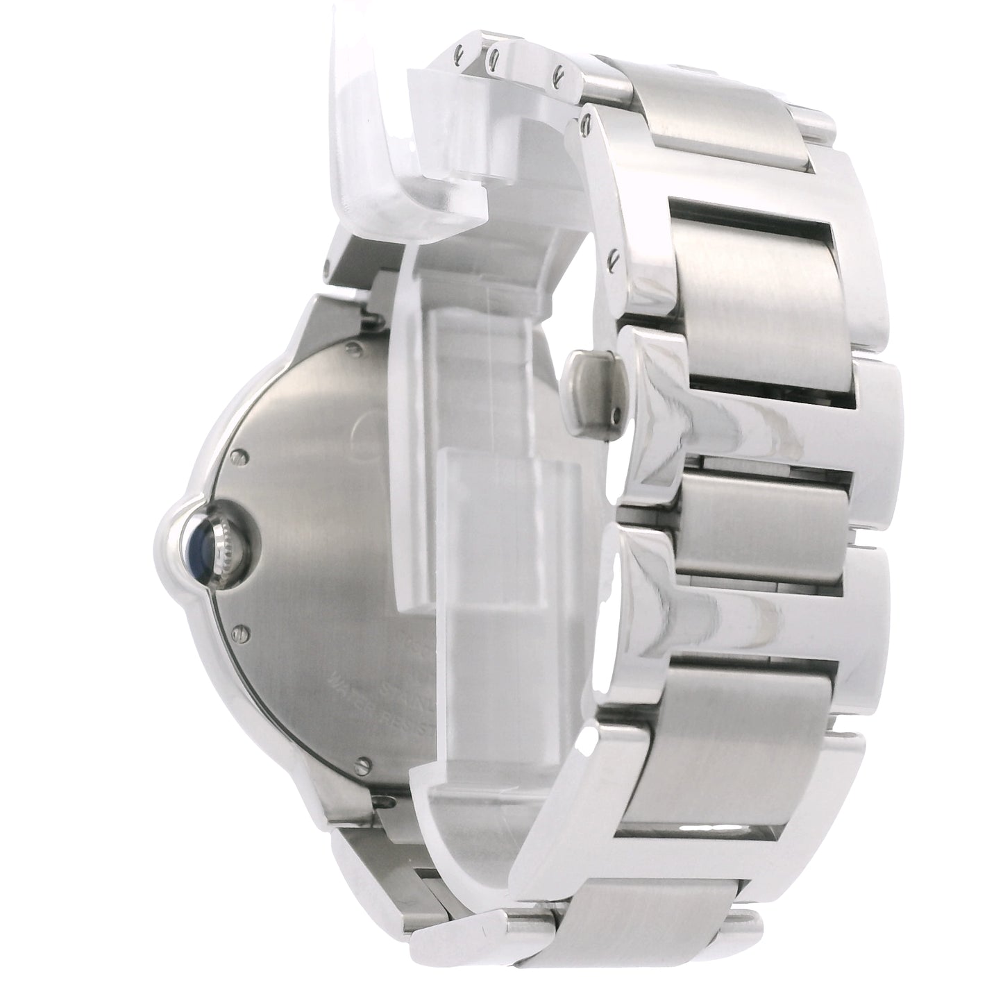 Cartier Ballon Bleu 42mm White Roman Dial Men's Watch