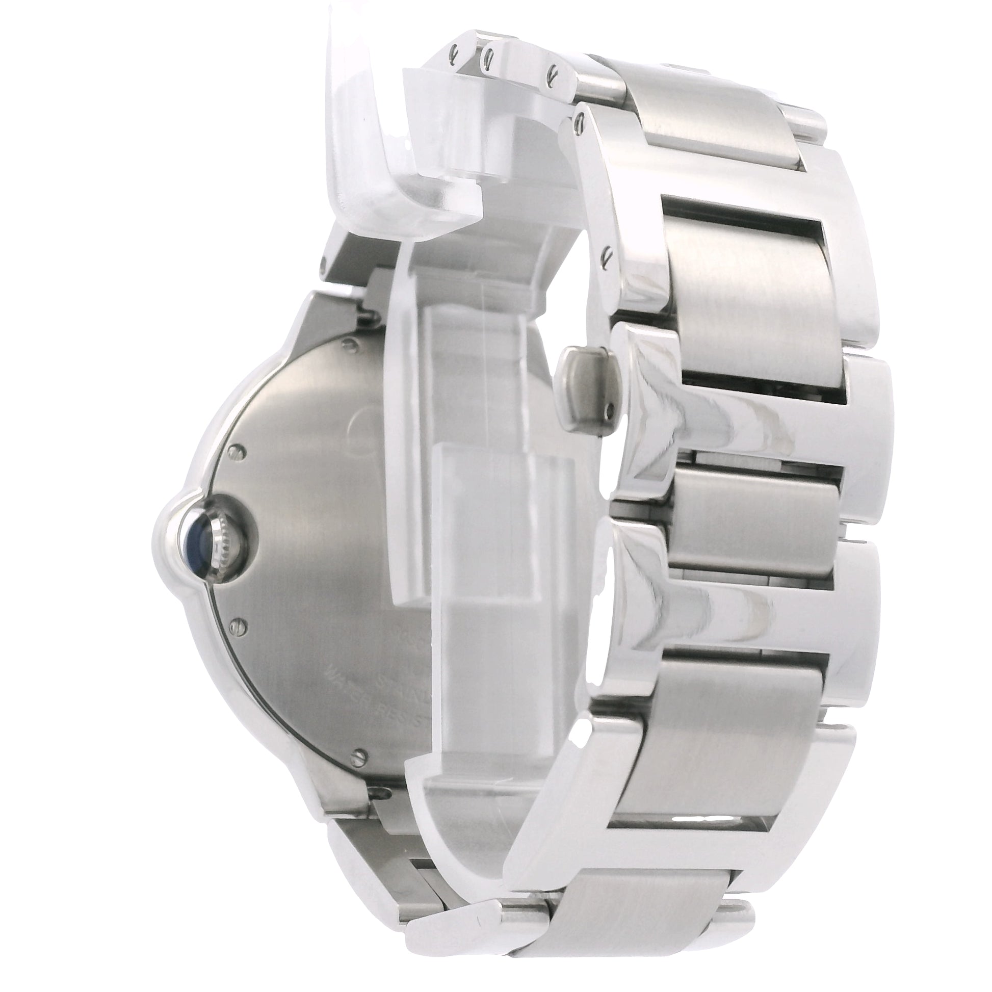Cartier Ballon Bleu 42mm White Roman Dial Men's Watch