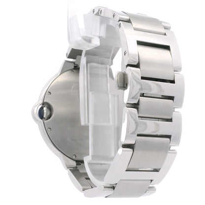 Cartier Ballon Bleu 42mm White Roman Dial Men's Watch