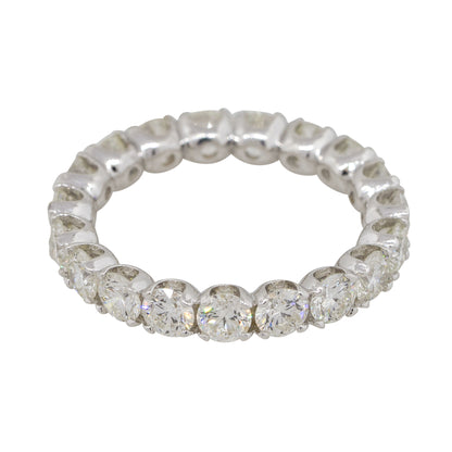 14k White Gold 3.04ctw Round Brilliant Diamond Eternity Band