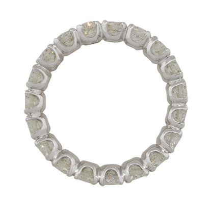 14k White Gold 3.04ctw Round Brilliant Diamond Eternity Band