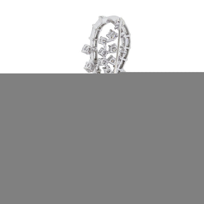 Platinum 6ctw Diamond Vintage Brooch Pin