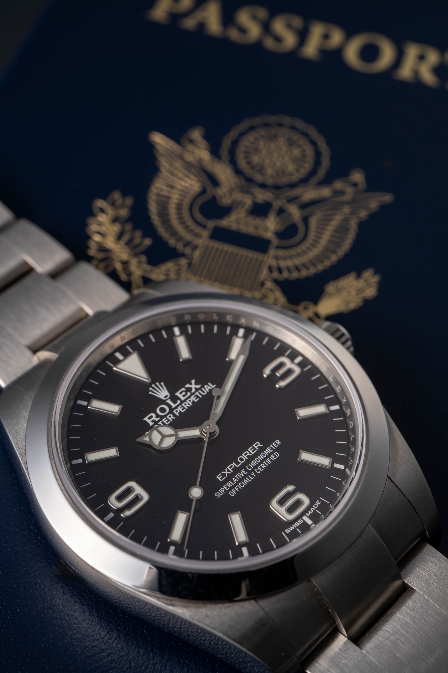 Rolex 214270 Oyster Perpetual Explorer I Stainless Steel Men's Watch