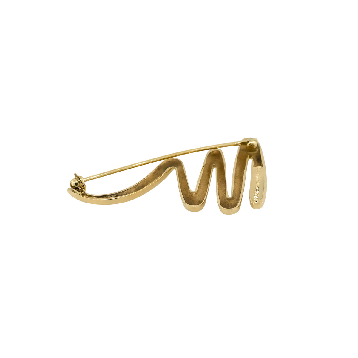 Tiffany & Co. 18k Yellow Gold Paloma Picasso Zig Zag Brooch Pin