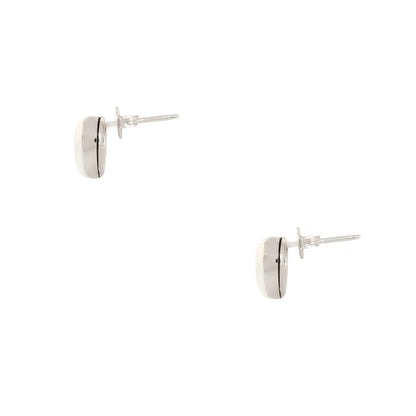 18k White Gold 0.05ctw Floating Diamond Heart Shaped Earrings