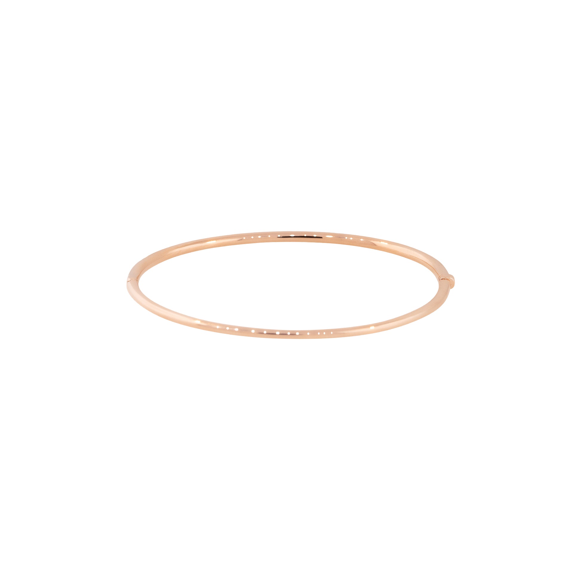 18k Rose Gold 0.50ctw Diamond Bangle Bracelet