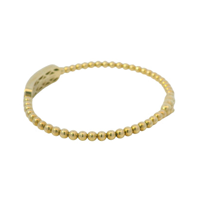 Gabriel & Co. 14K Yellow Gold Bujukan Personalized Bangle Bracelet
